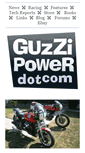 Mobile Screenshot of guzzipower.com